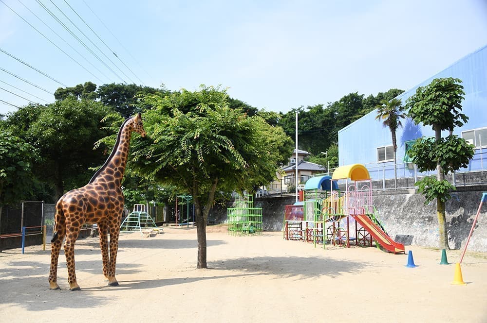 キリンのオブジェ