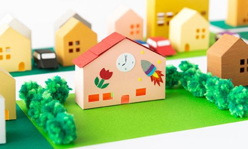 家のミニチュア
